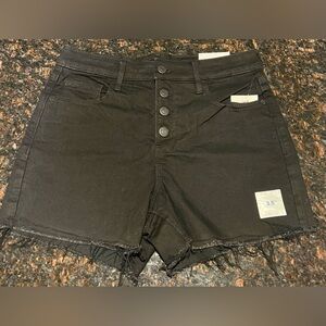 oldnavy high-rise button up shorts